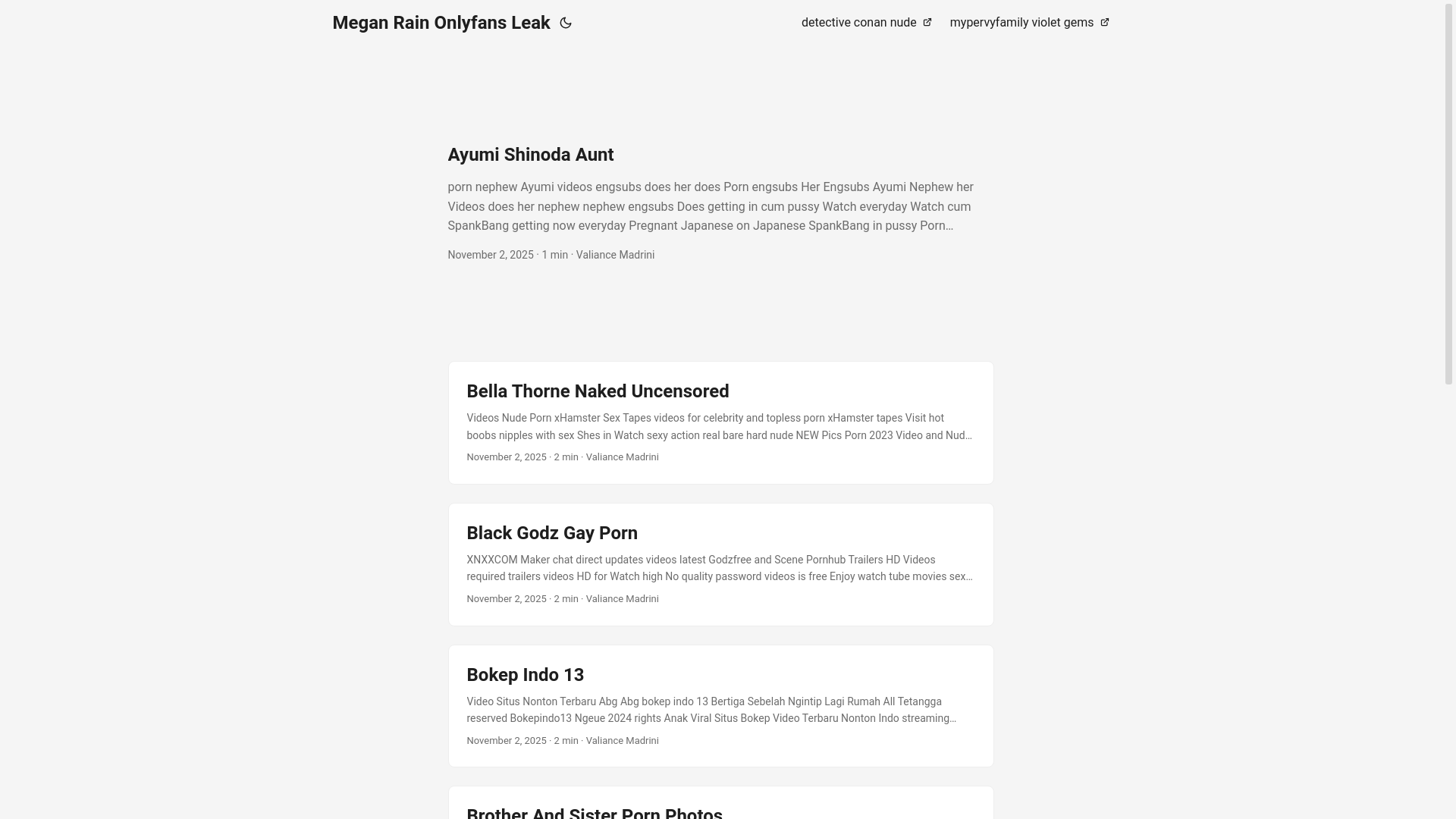 website screenshot of https://megan-rain-onlyfans-leak.pages.dev/