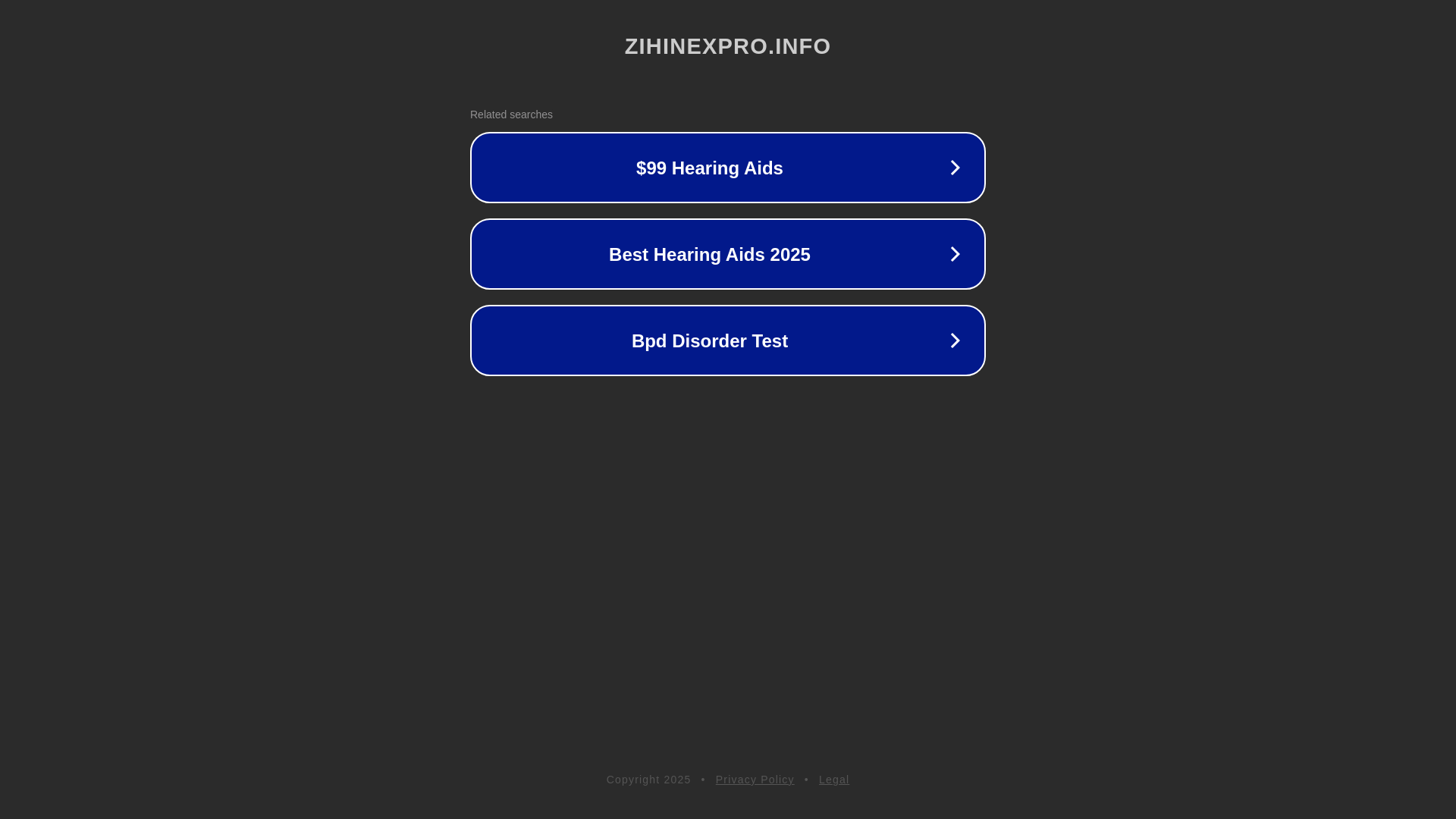 website screenshot of https://zihinexpro.info/