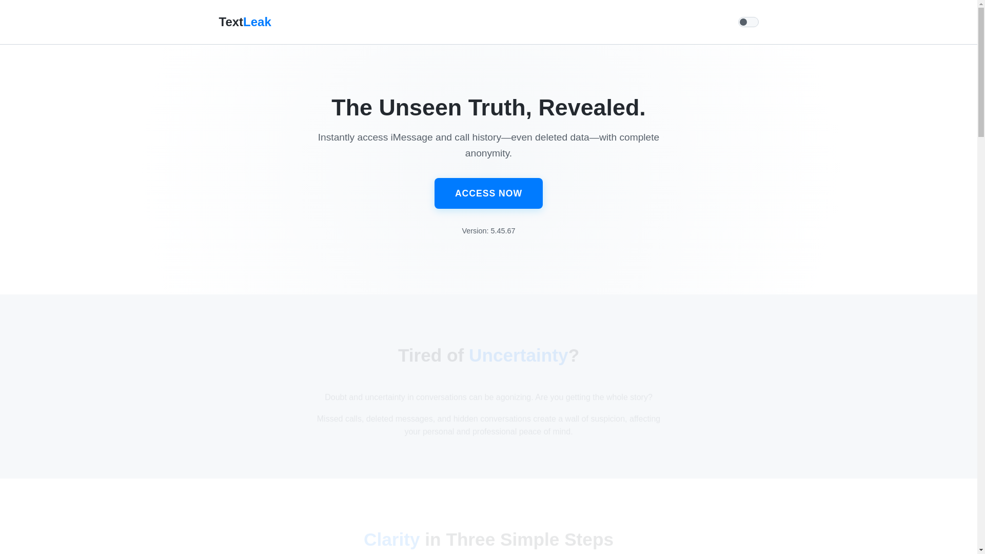 website screenshot of https://text-leakcom.pages.dev/