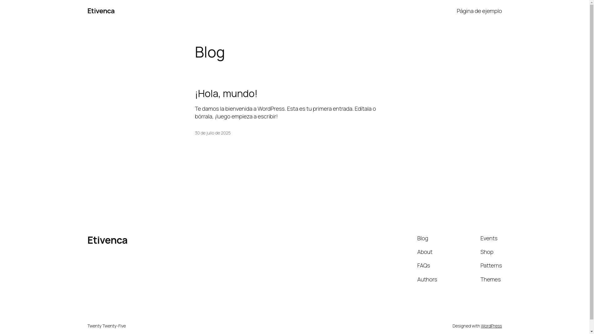 website screenshot of https://etivenca.com.ve/