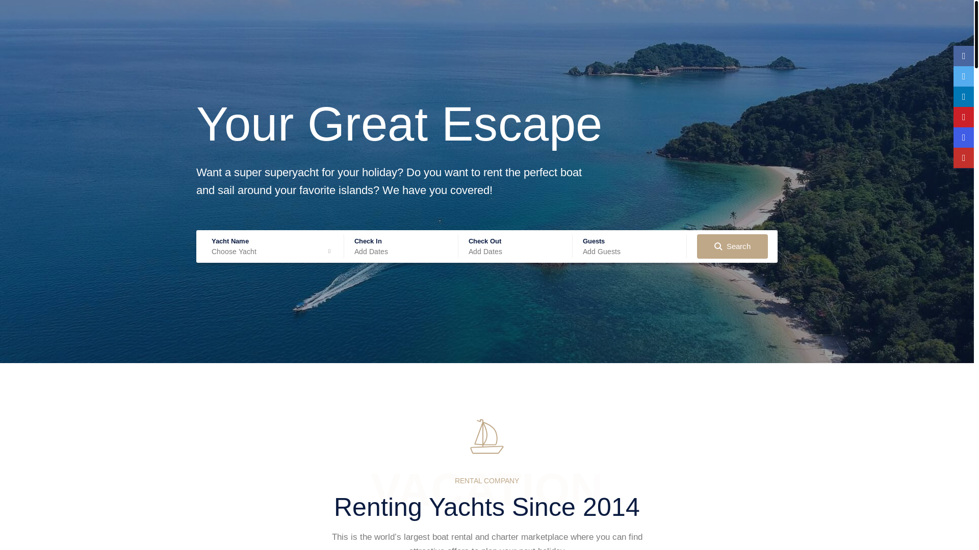 website screenshot of https://amalficoastboats.it/