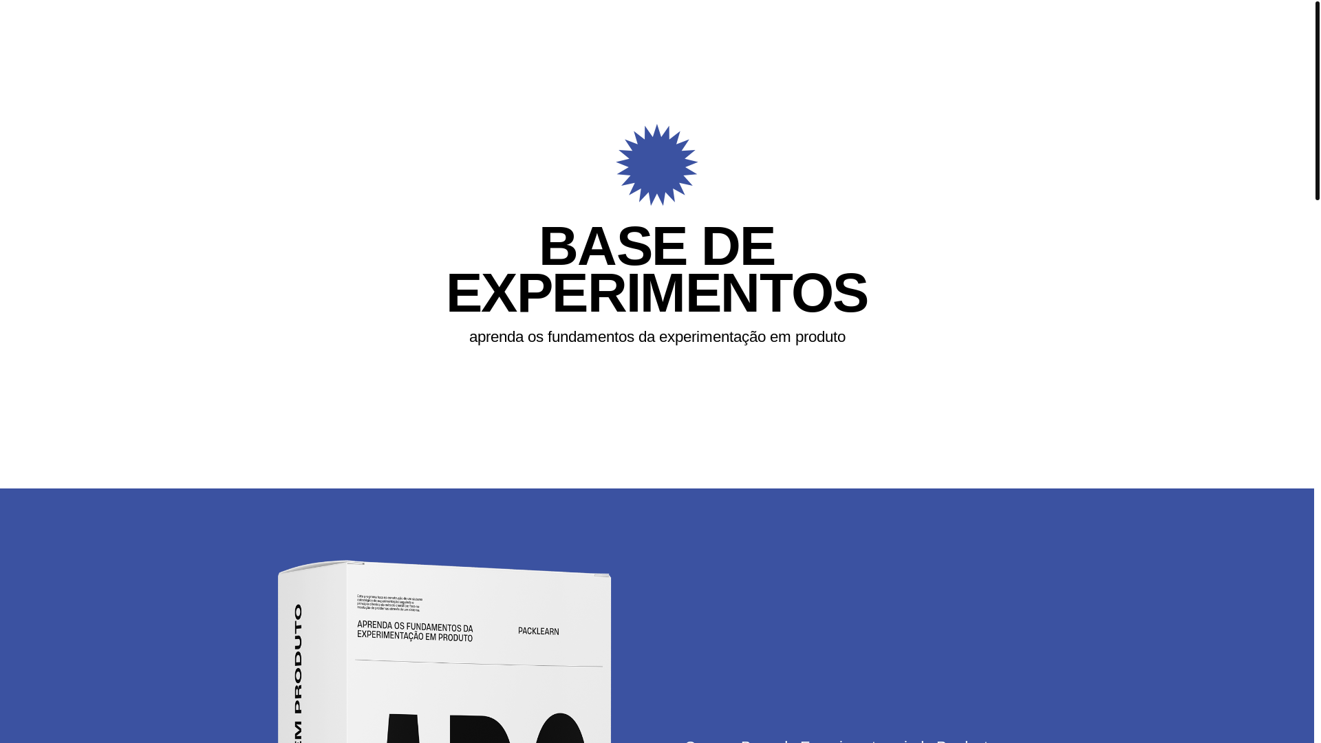 website screenshot of https://basedeexperimentos.com/