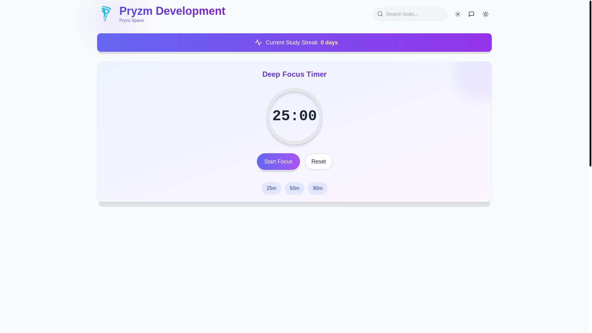 website screenshot of https://prysn-space.pages.dev/