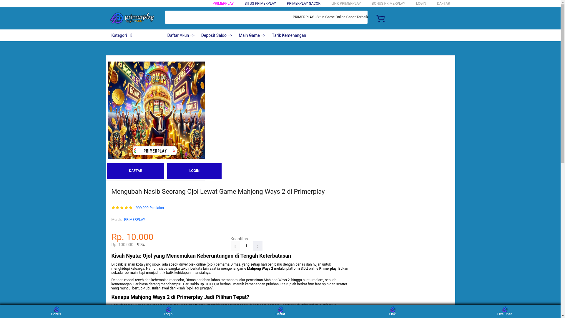 website screenshot of https://mengubah-nasib-seorang-ojol-lewat-mahjong-ways.pages.dev/