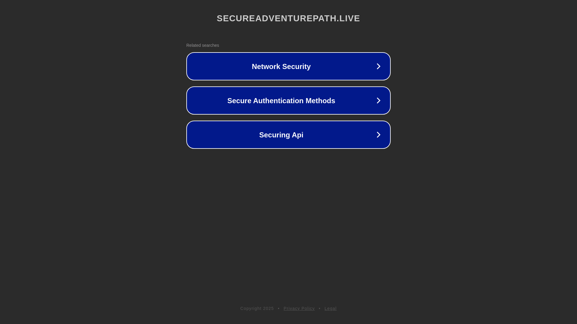 website screenshot of https://secureadventurepath.live/
