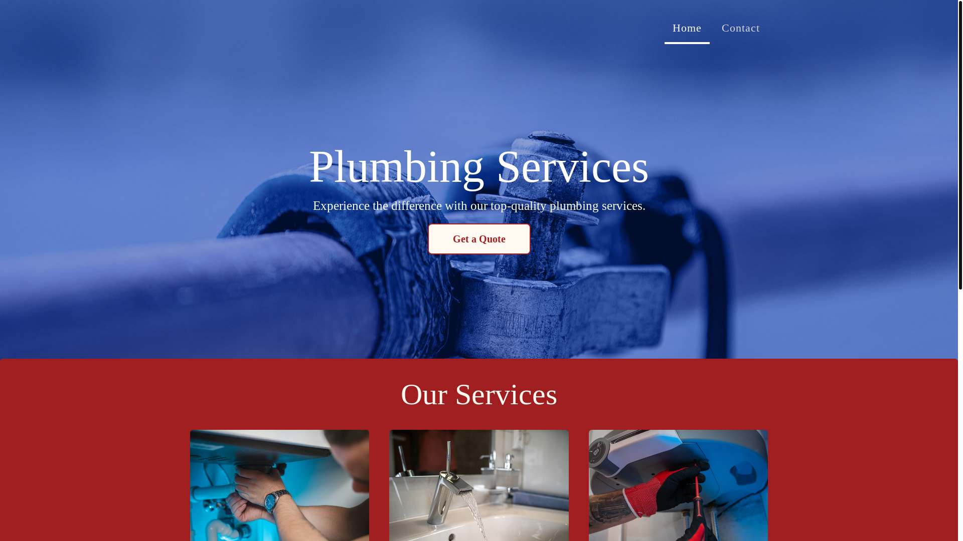 website screenshot of https://westonplumbingsolutions.ca/