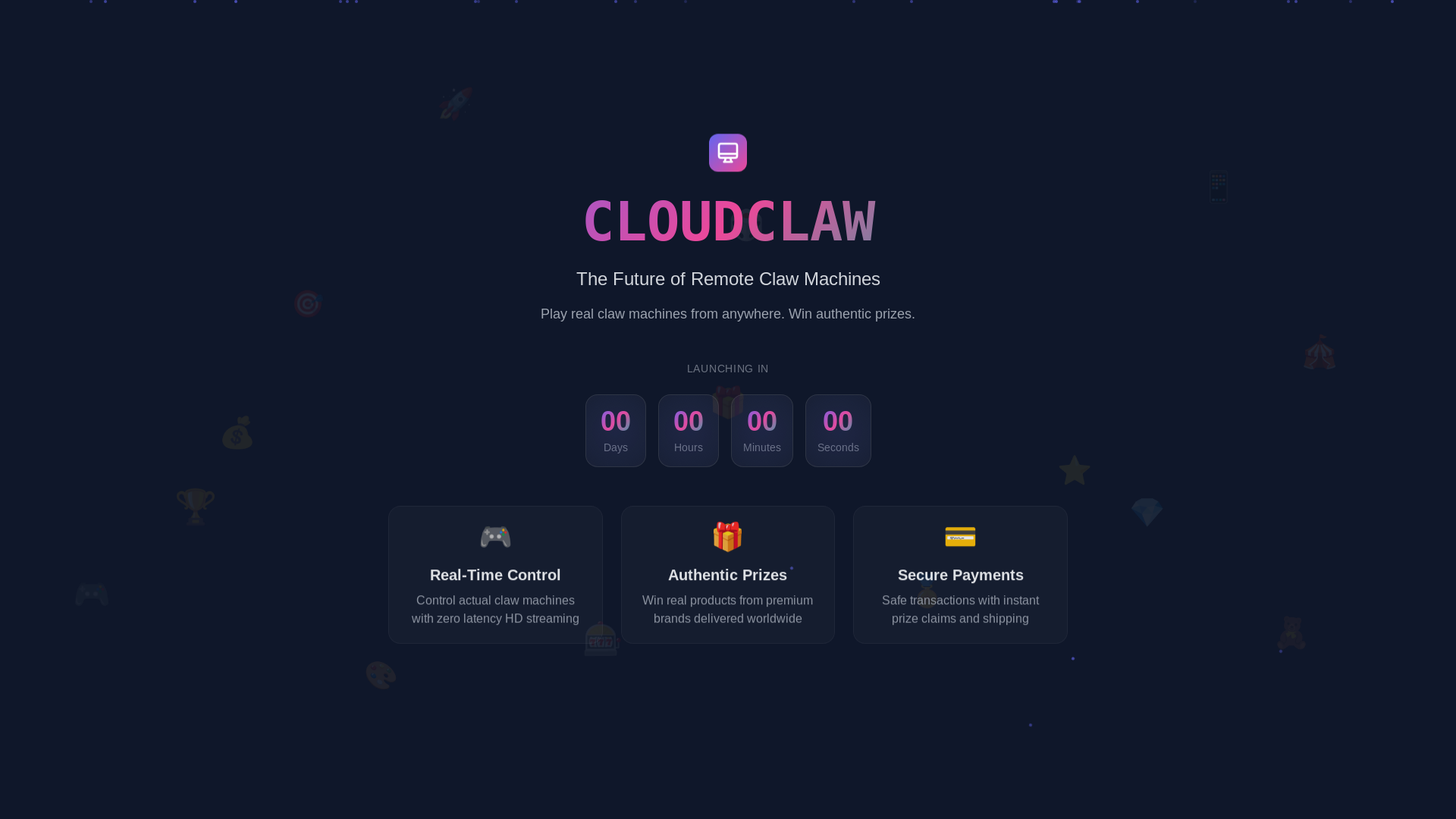 website screenshot of https://cloudclaw.co.uk/