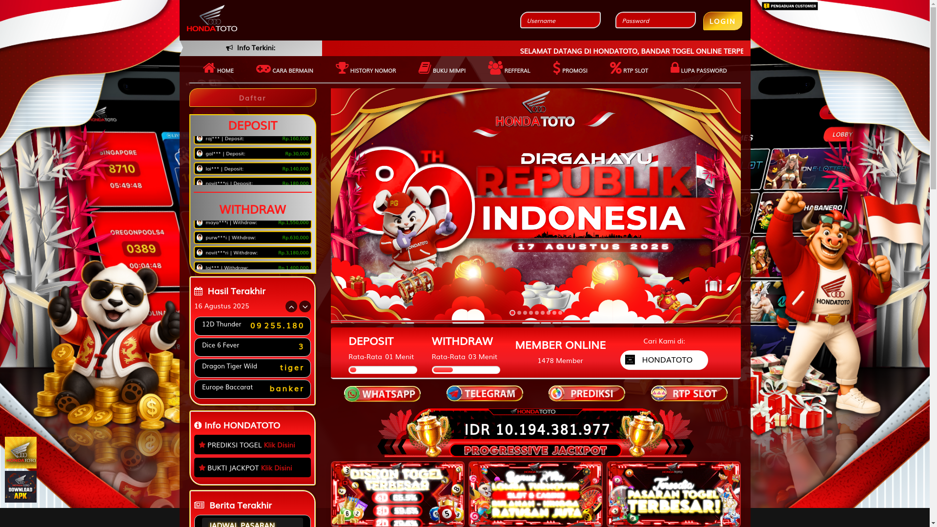 website screenshot of https://hondajoss.com/