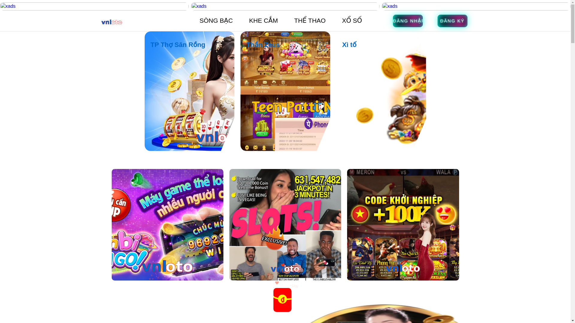 website screenshot of https://vnlotoe.com/