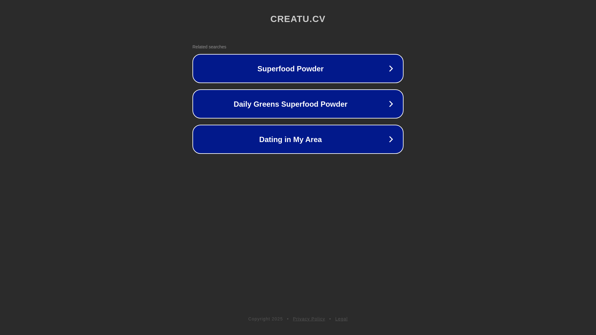 website screenshot of https://creatu.cv/