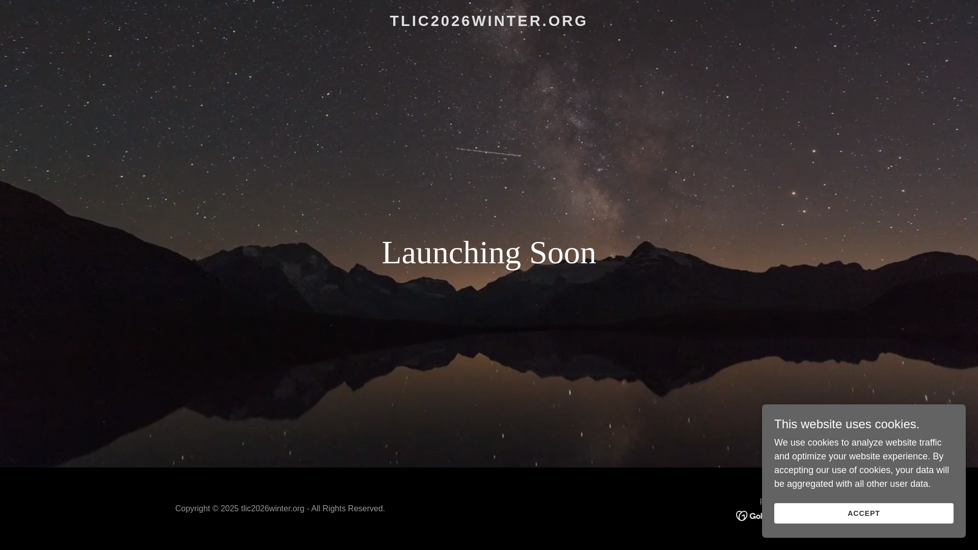 website screenshot of https://tlic2026winter.org/