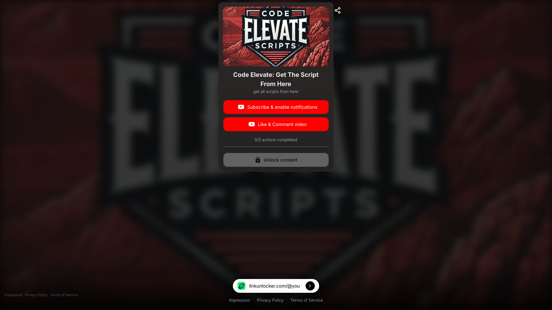 website screenshot of https://unlk.link/eyeLE