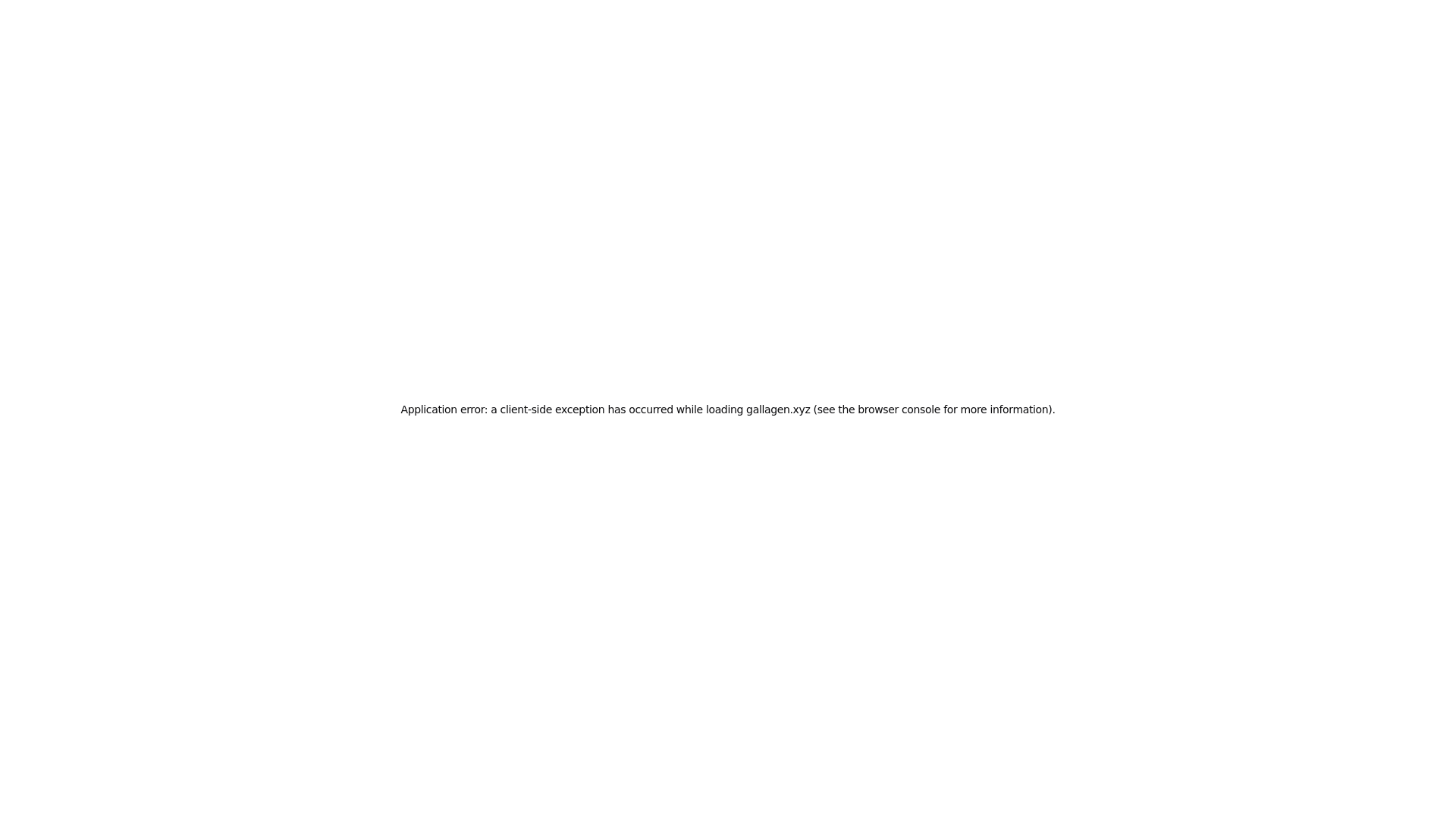 website screenshot of https://gallagen.xyz/