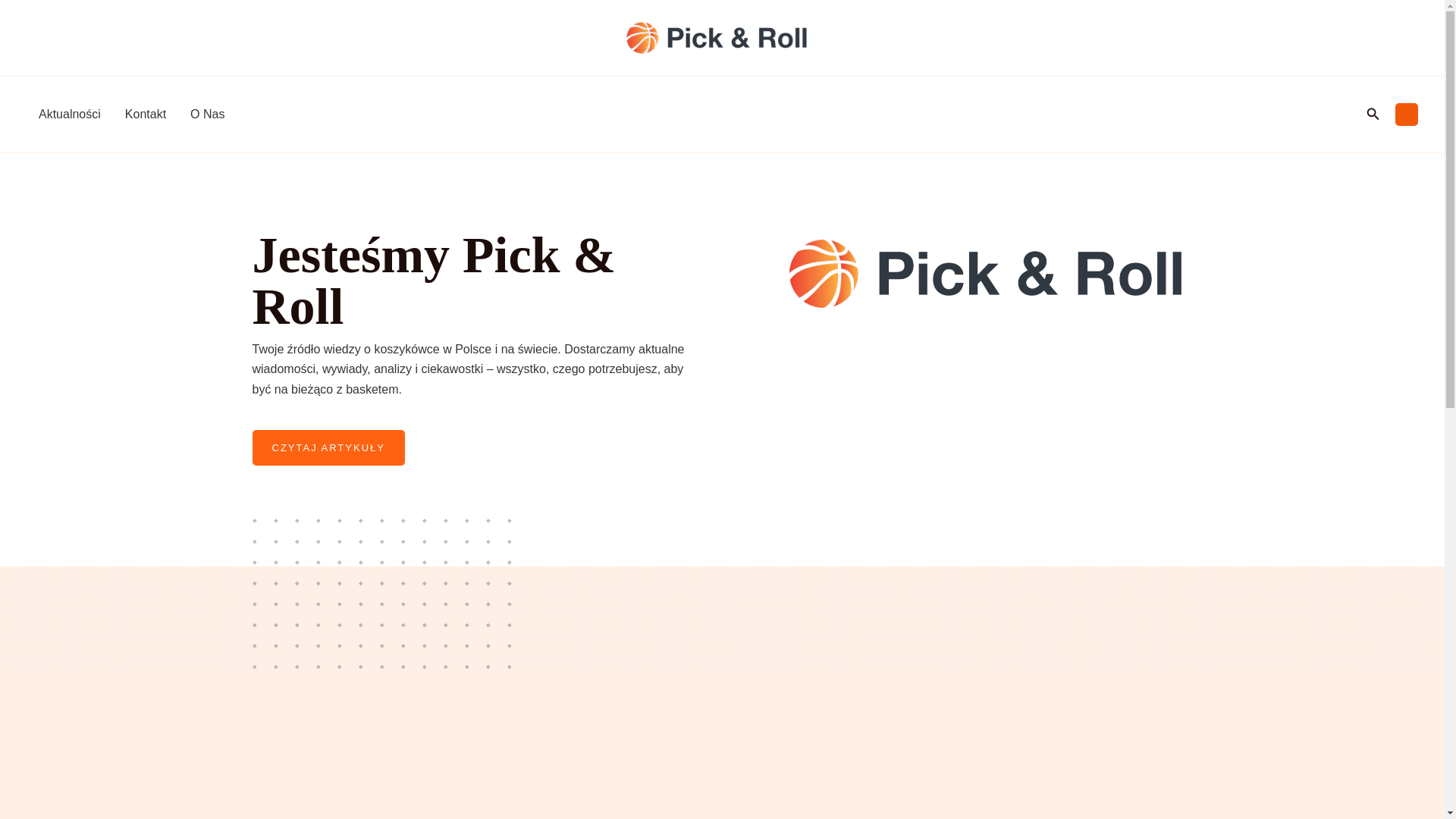 website screenshot of https://pickandrollpl.pl/