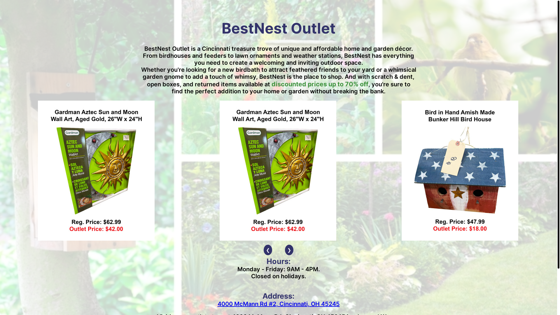 website screenshot of https://bestnestoutlet.pages.dev/