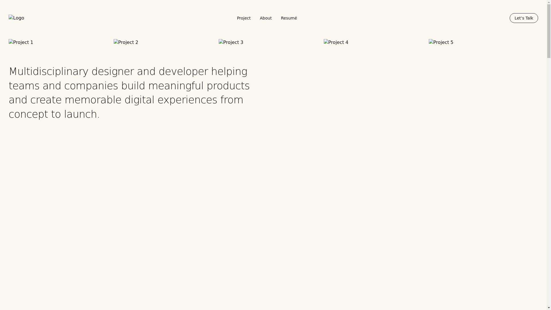 website screenshot of https://faheem.work/