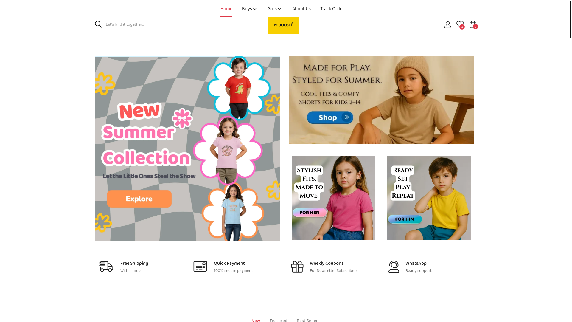 website screenshot of https://mijoosh.com/