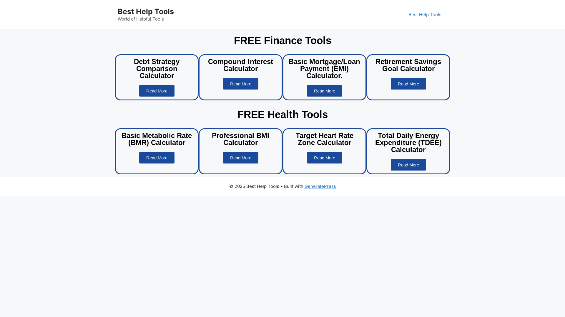 website screenshot of https://besthelptool.site/
