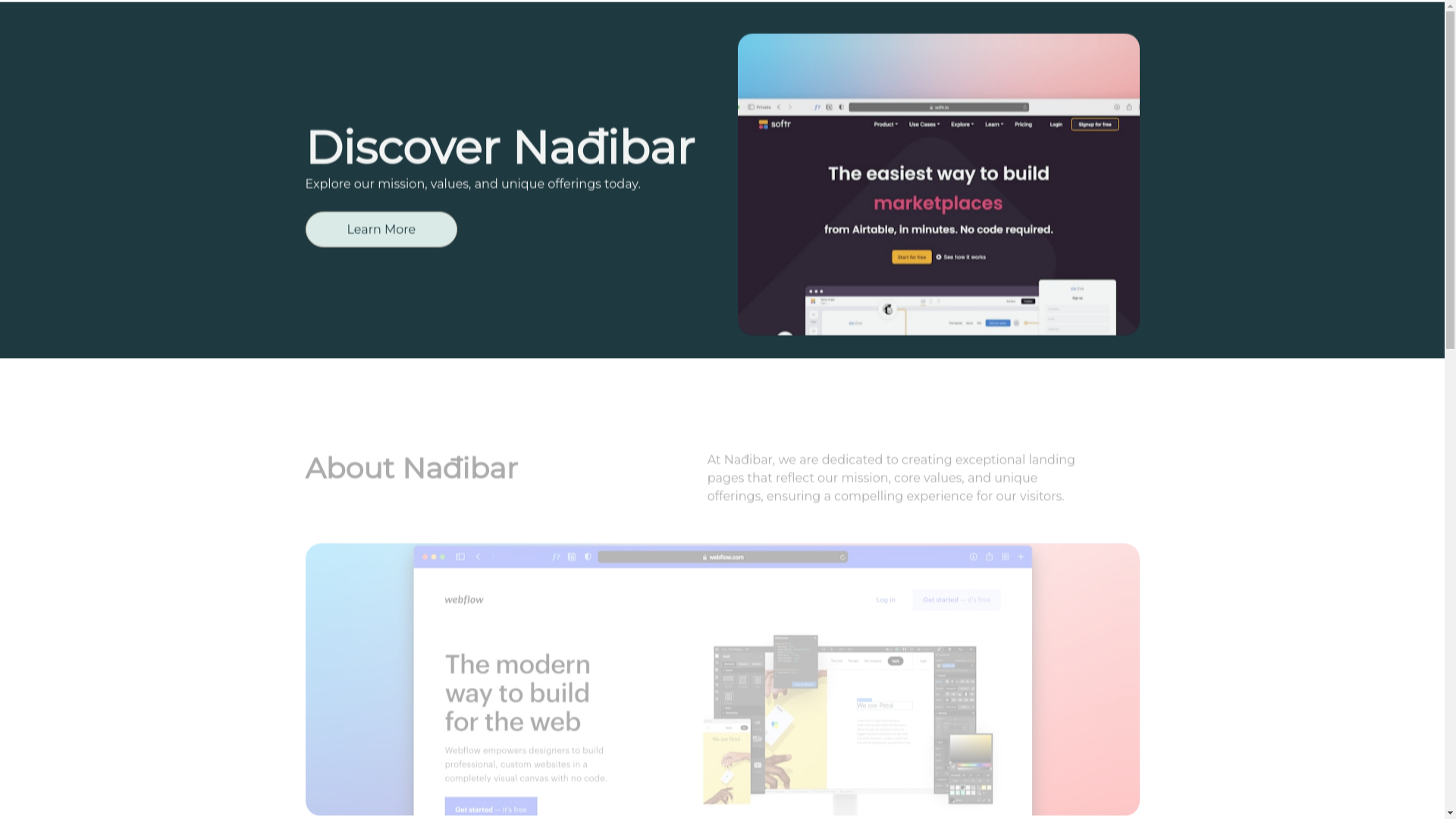 website screenshot of https://nadjibar.com/