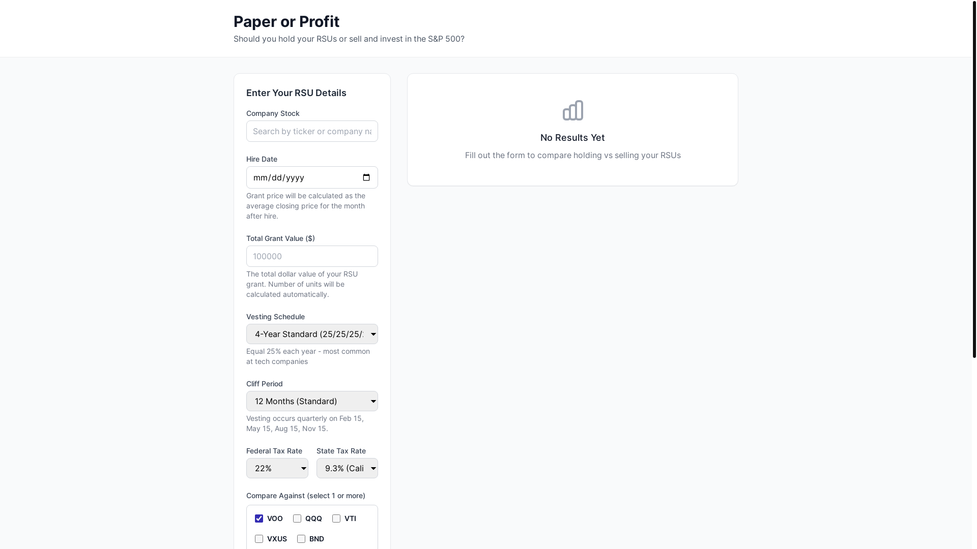 website screenshot of https://paperorprofit.com/