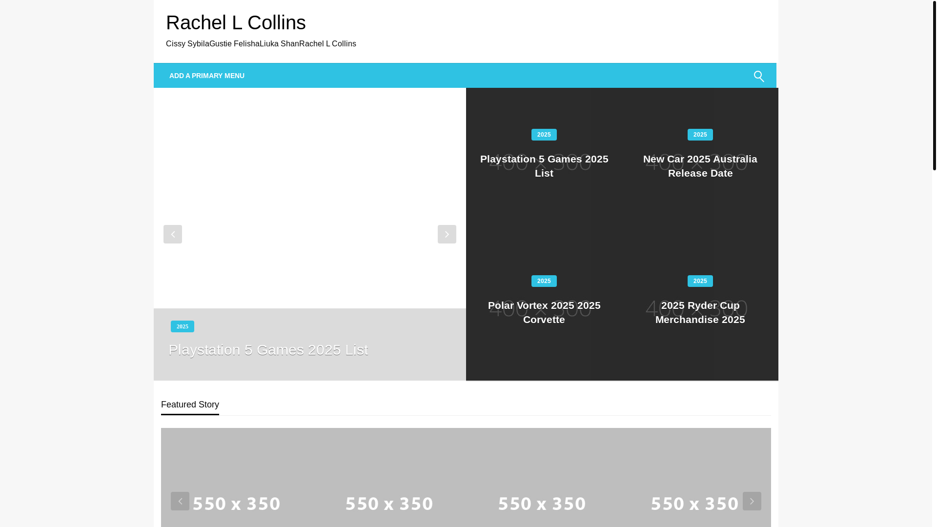 website screenshot of https://rachellcollins.pages.dev/
