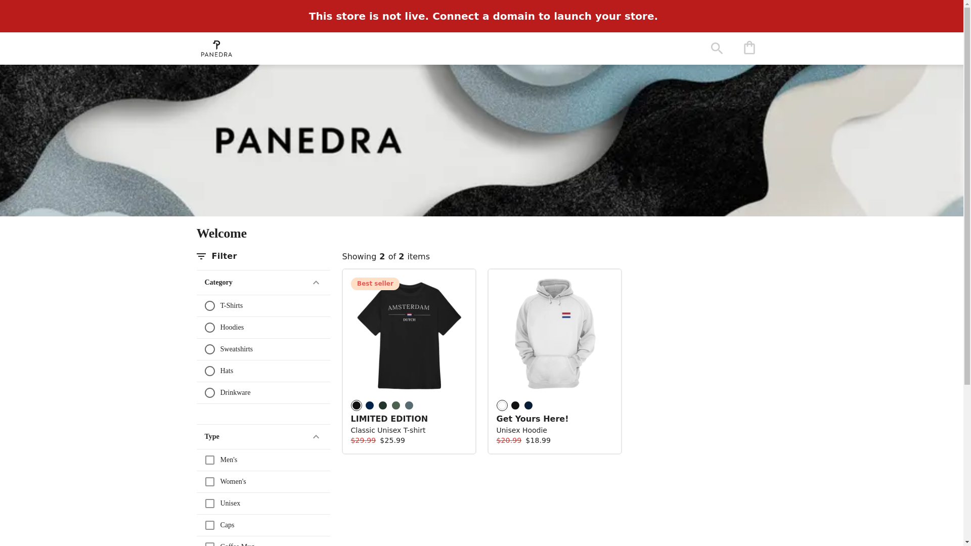 website screenshot of https://panedra.com/