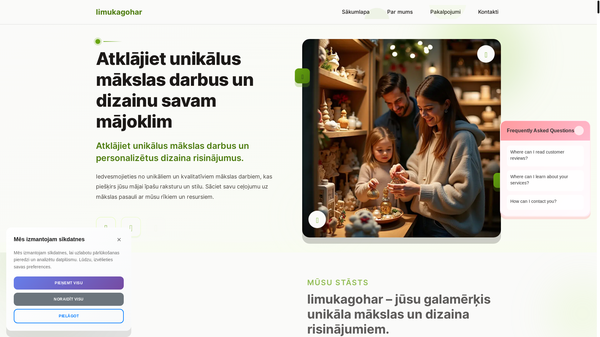 website screenshot of https://limukagohar.com/