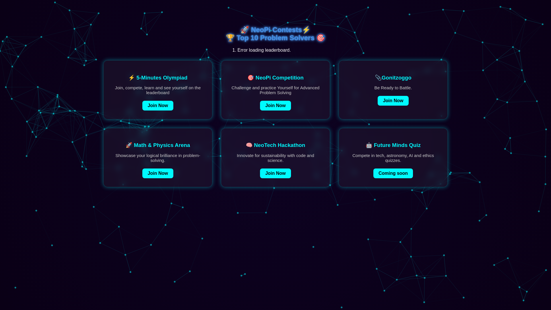 website screenshot of https://neopicontests.pages.dev/