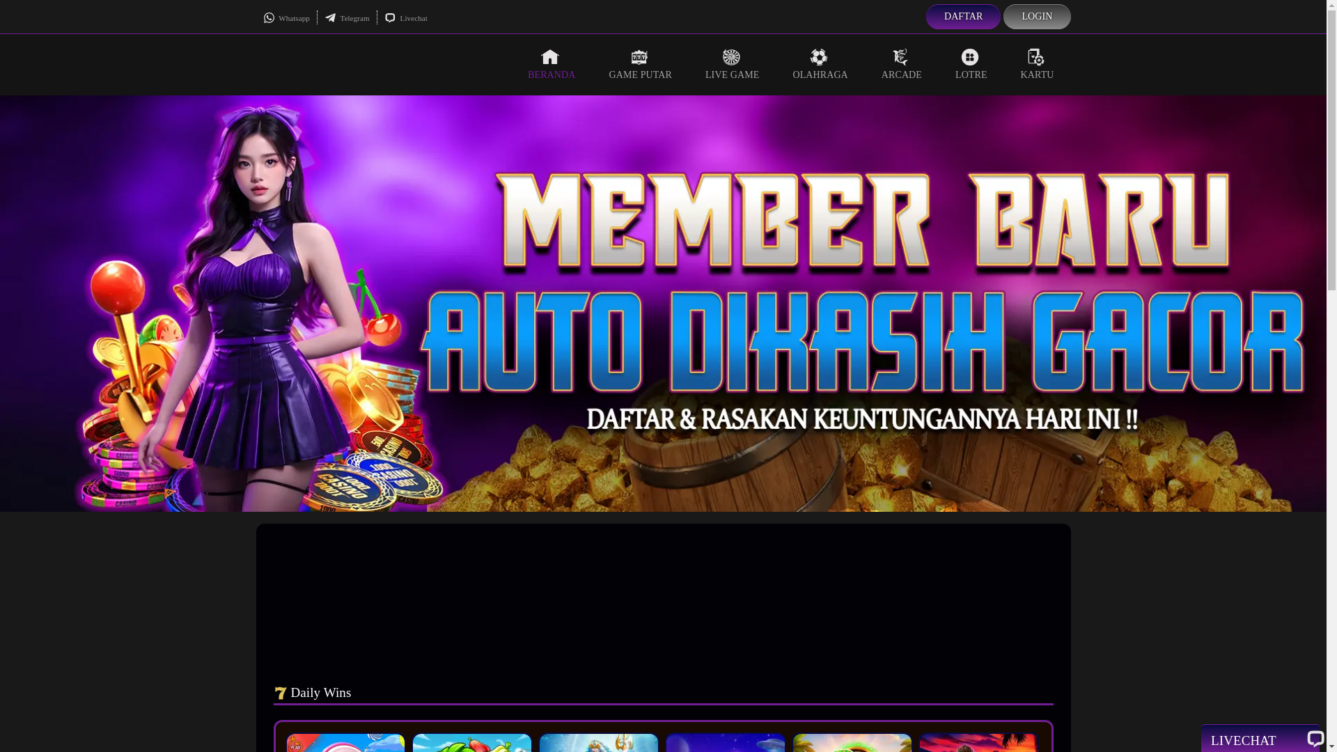 website screenshot of https://pusatbet138.org/