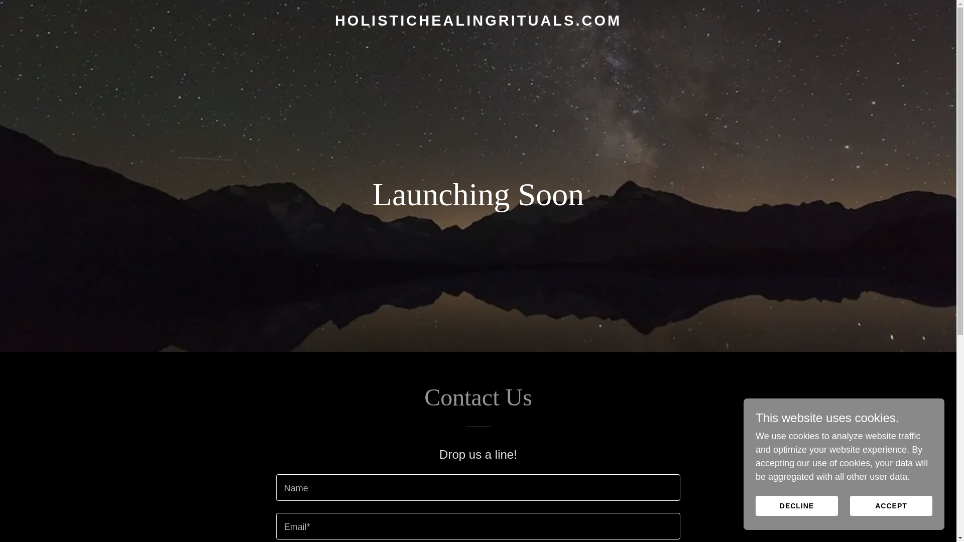 website screenshot of https://holistichealingrituals.com/