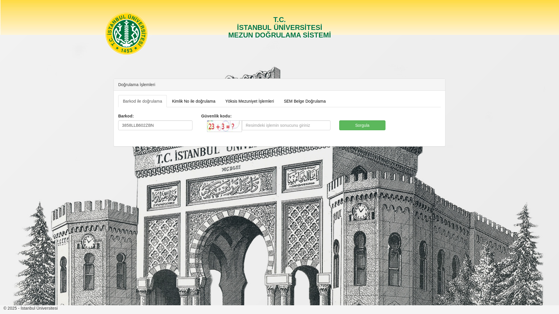 website screenshot of https://dogrulamaiuc.info/