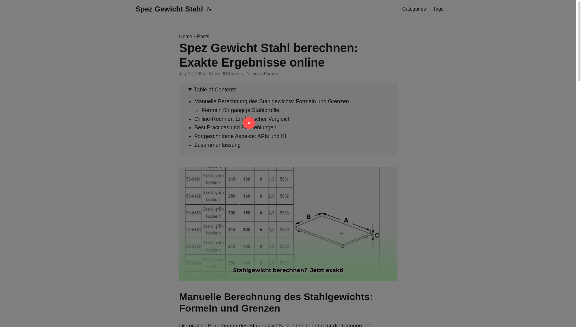 website screenshot of https://spez-gewicht-stahl.pages.dev/