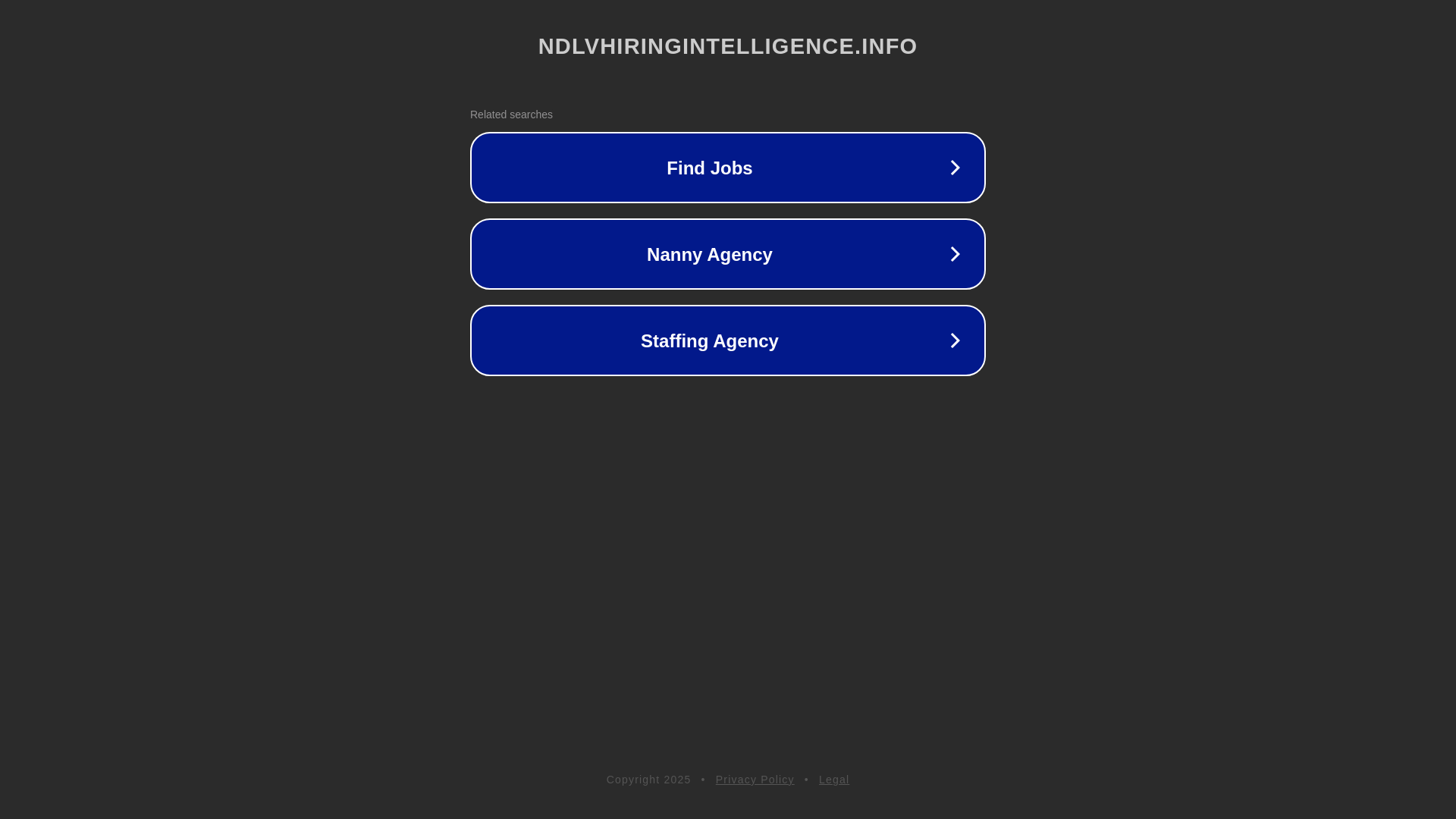website screenshot of https://ndlvhiringintelligence.info/