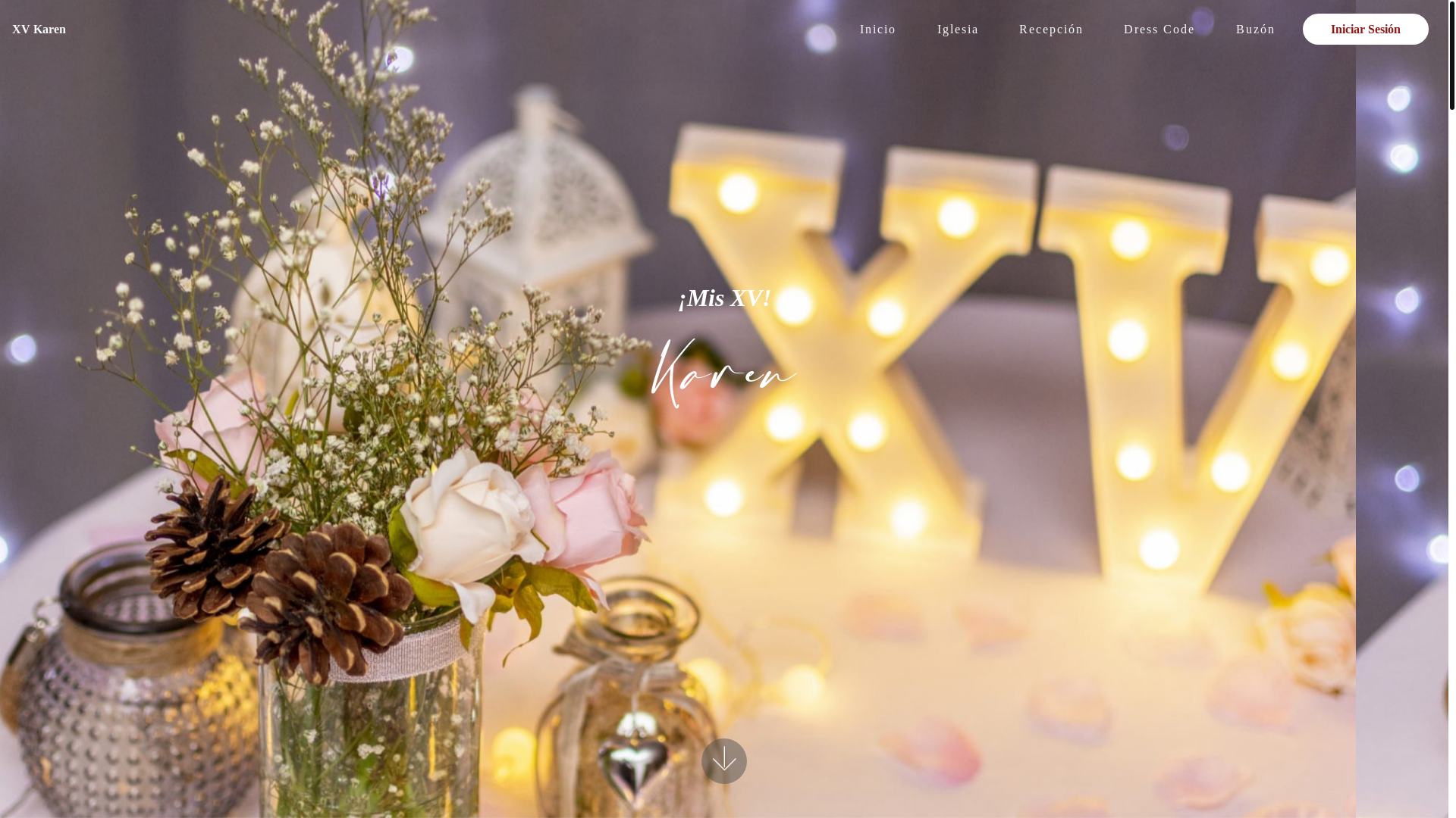 website screenshot of https://misxvkaren.mx/