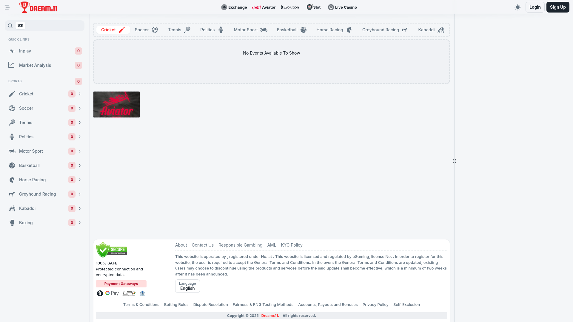 website screenshot of https://client-dreamx11-com.pages.dev/