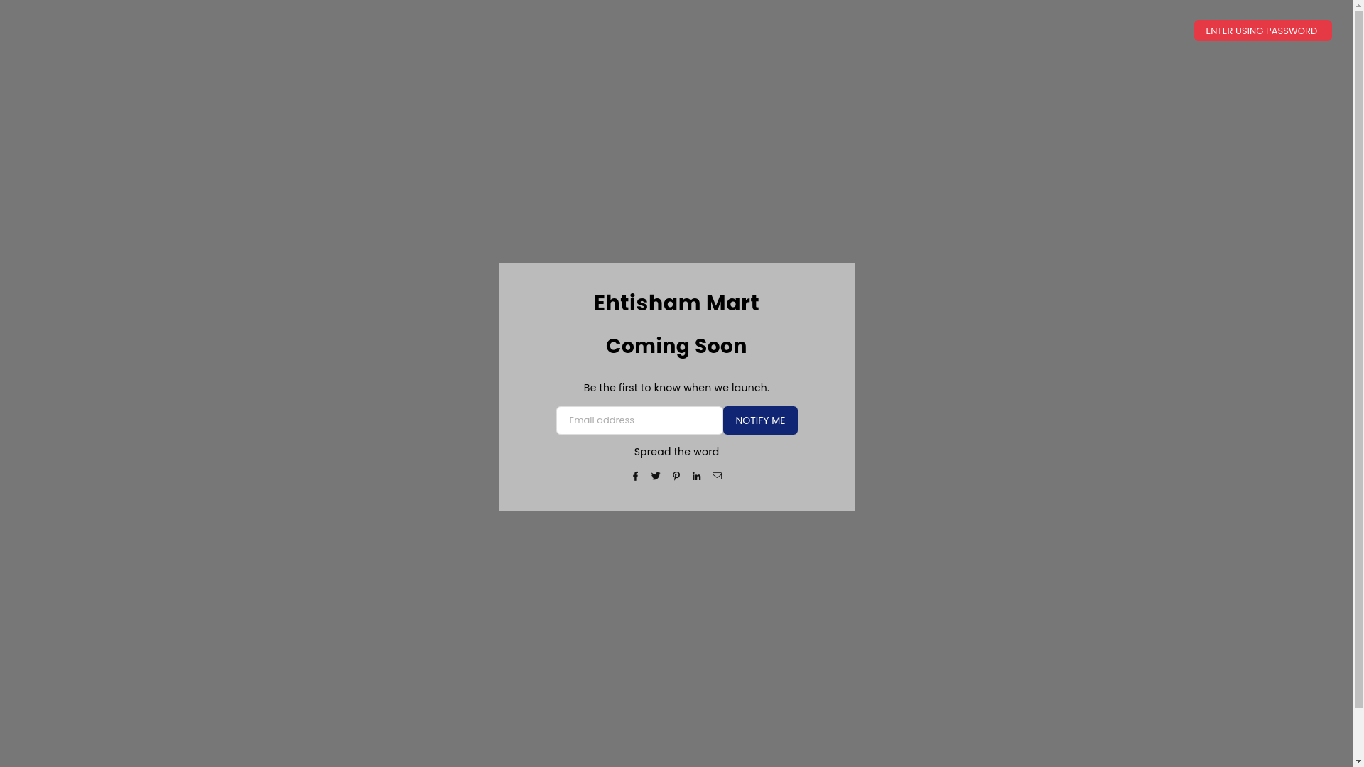 website screenshot of https://ehtishammart.online/