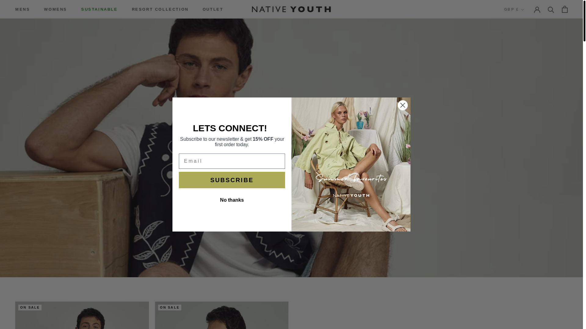 website screenshot of https://native-youthshop.com/