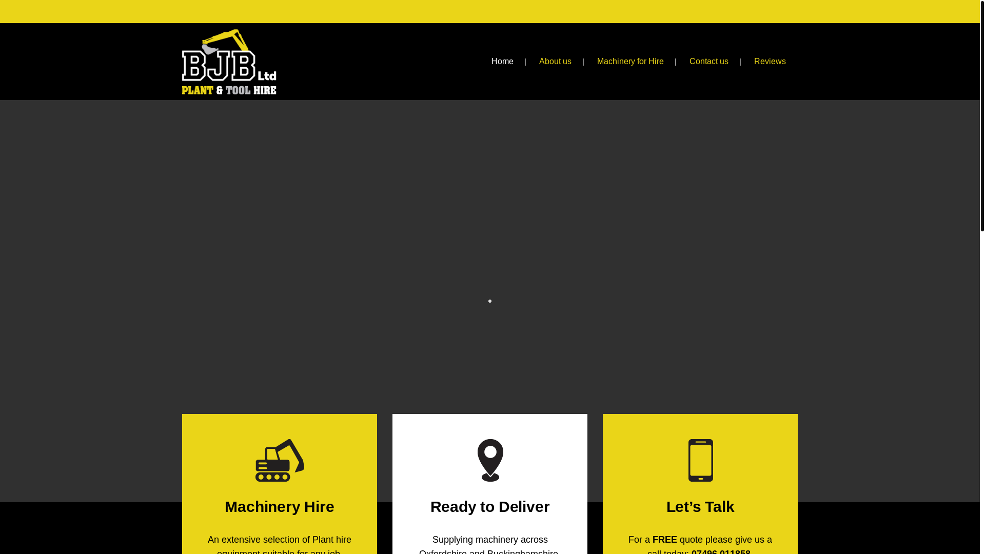 website screenshot of https://bjbplantandtoolhire.co.uk/