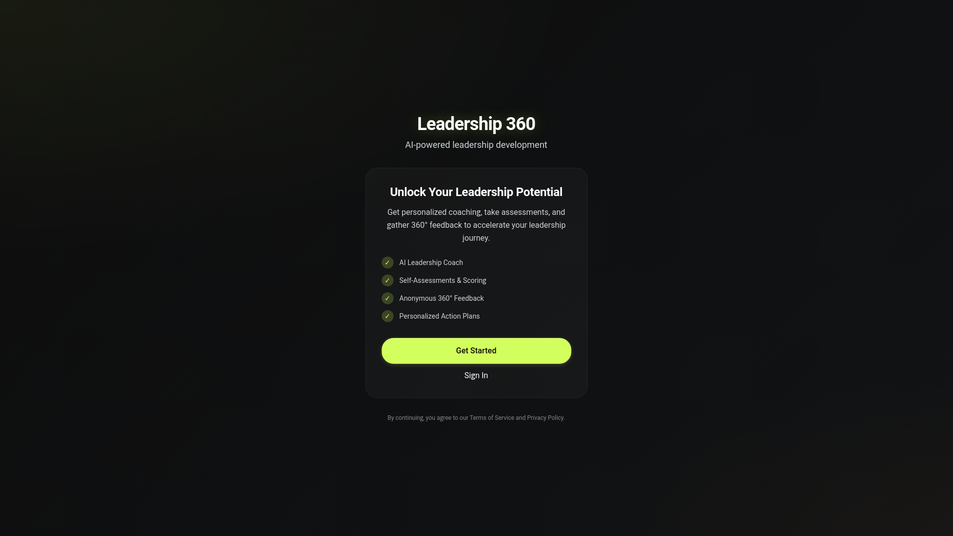 website screenshot of https://leadersjustaddvalue.app/