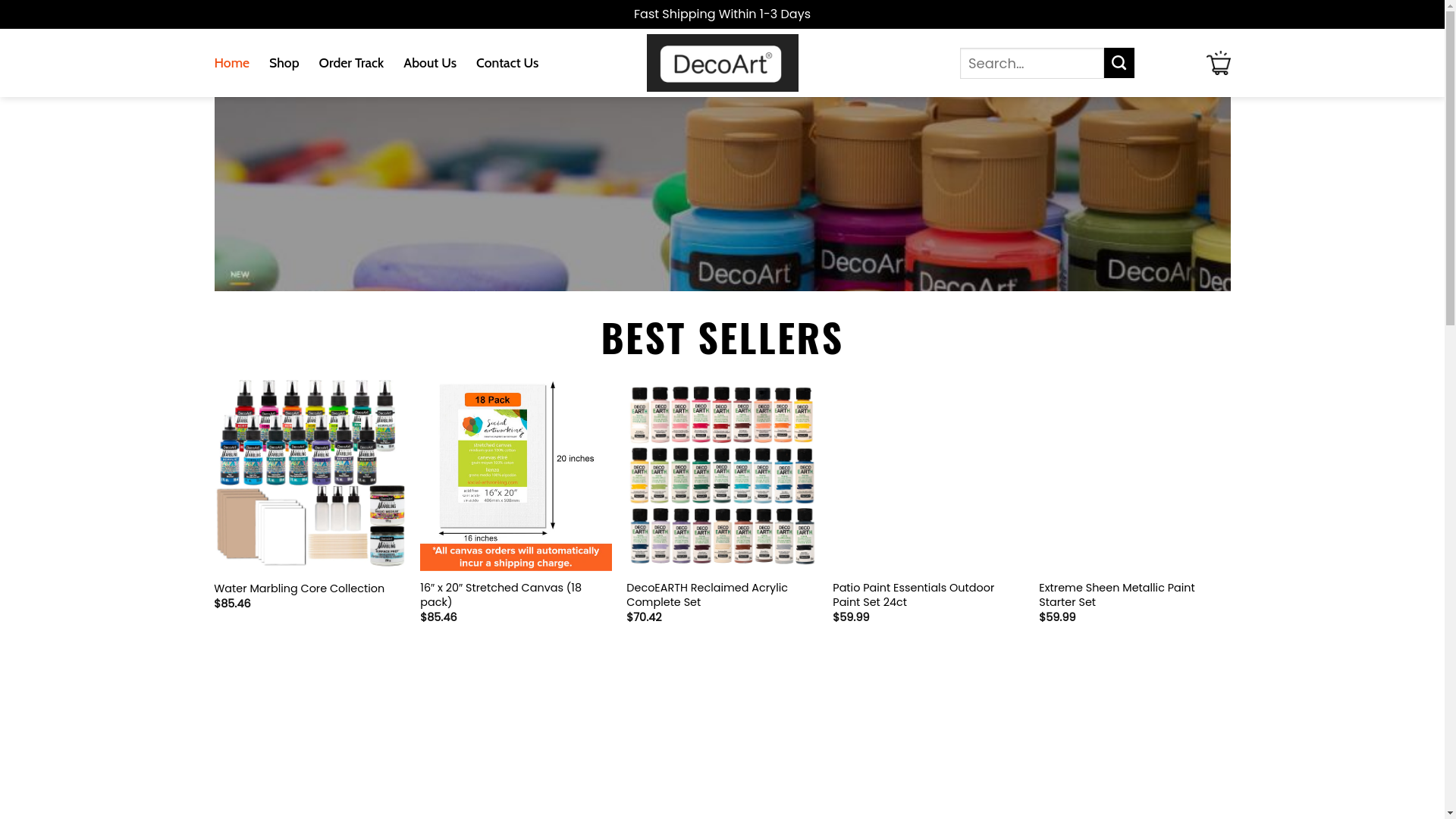 website screenshot of https://elitedecoart.shop/