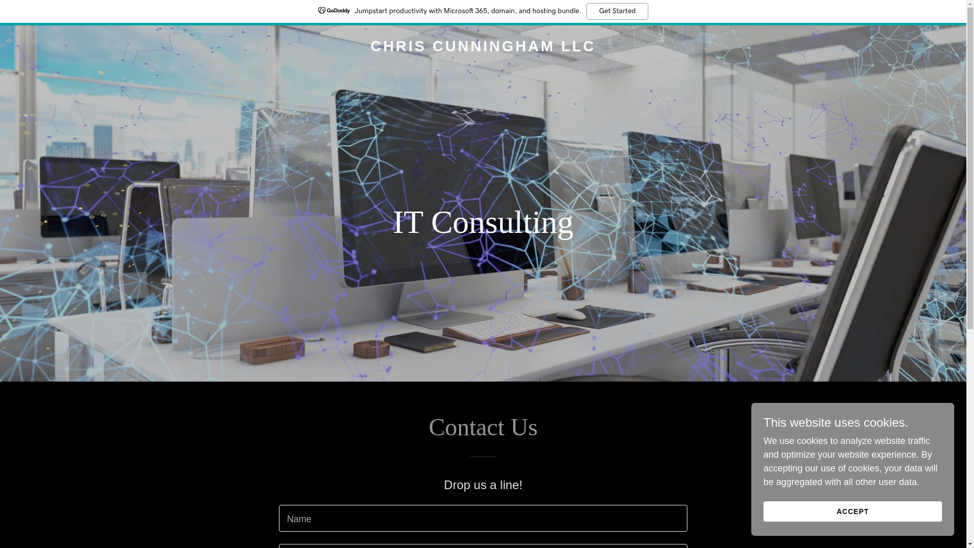 website screenshot of https://chriscunninghamllc.com/