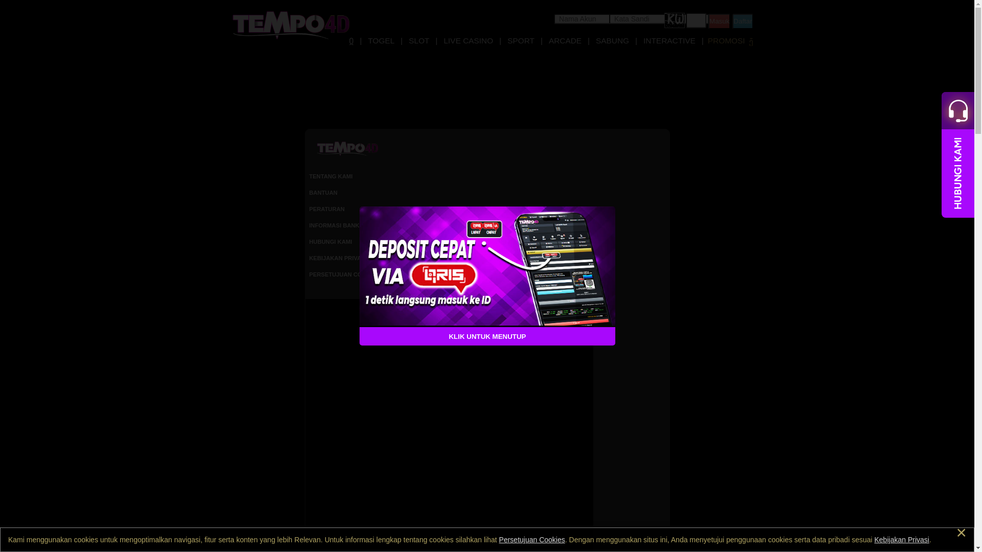 website screenshot of https://tempo4d-jaya.monster/