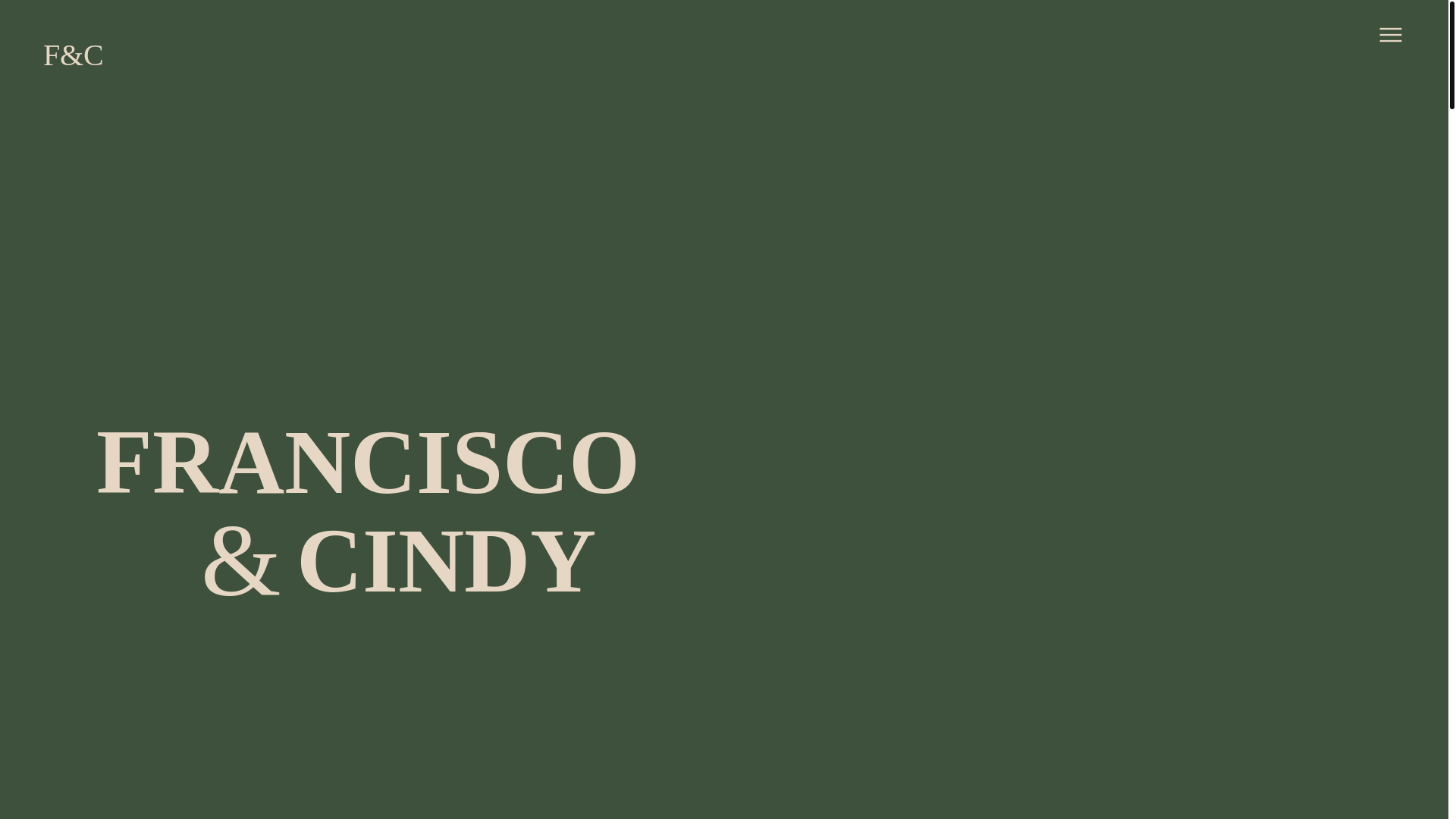 website screenshot of https://bodafrancoycindy.com/