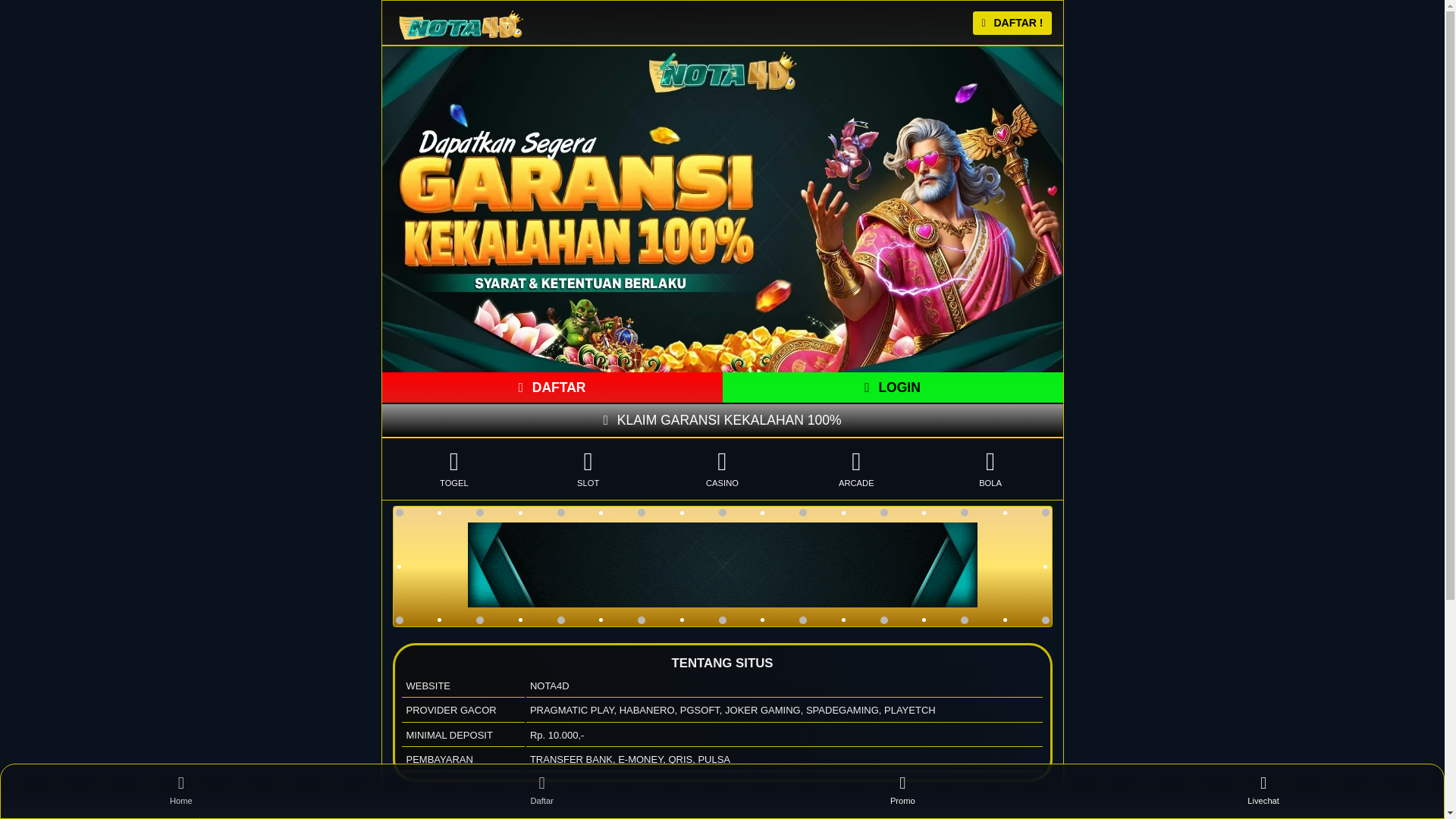 website screenshot of https://spmb-polinsadaa.pages.dev/