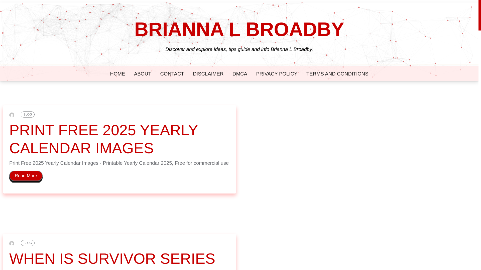 website screenshot of https://briannalbroadby.pages.dev/