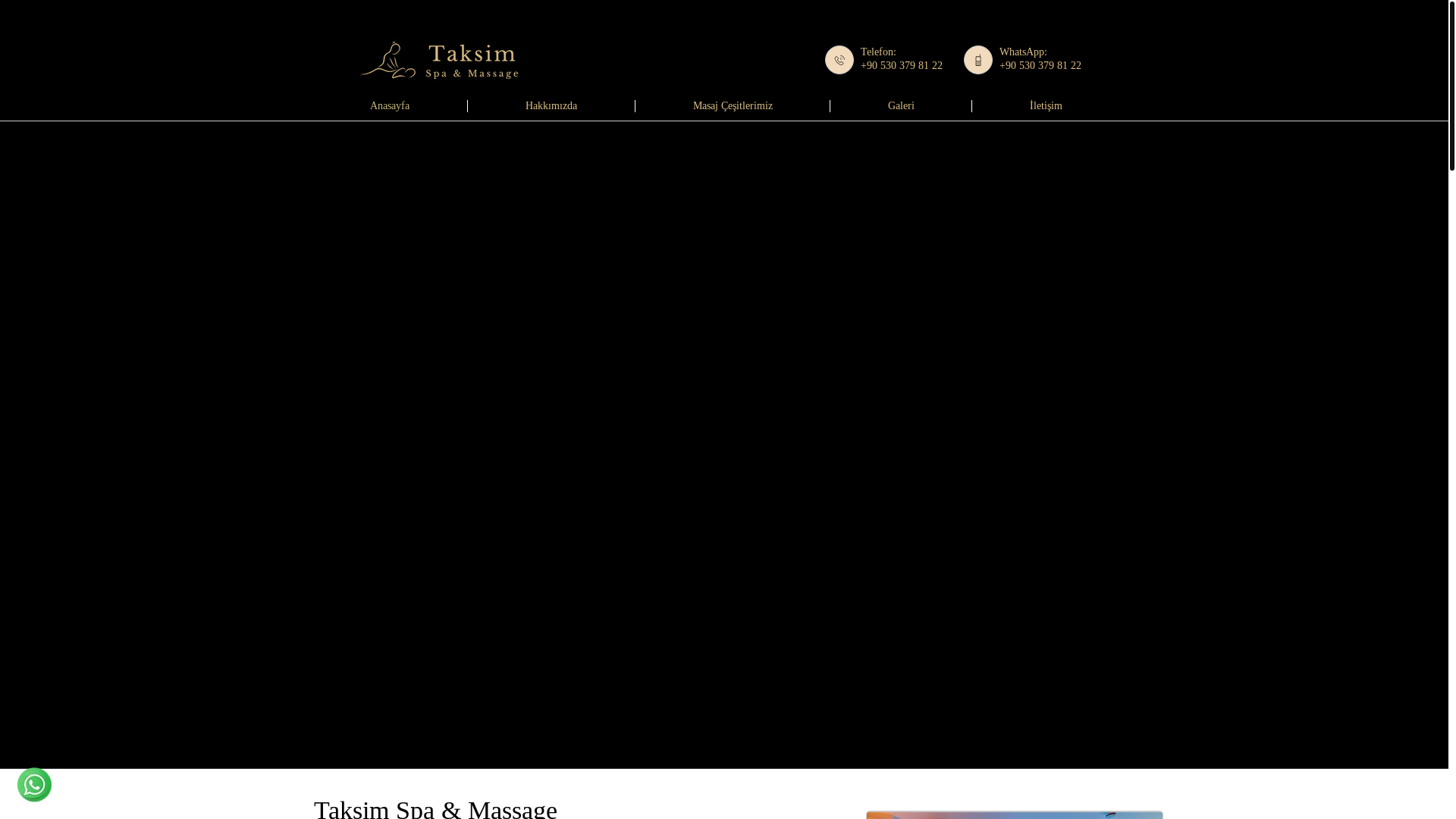 website screenshot of https://taksimspamimoza.com.tr/