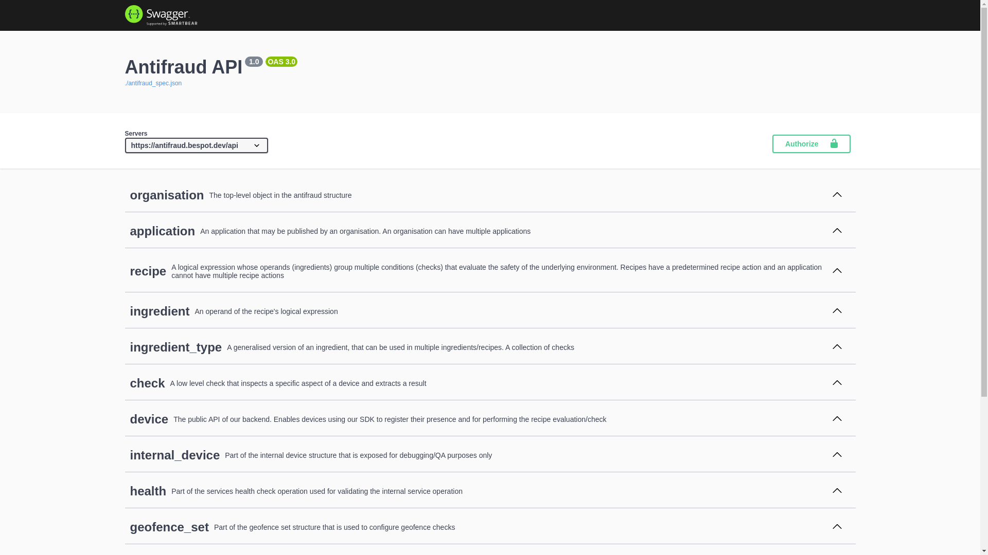 website screenshot of https://bespot-antifraud.pages.dev/
