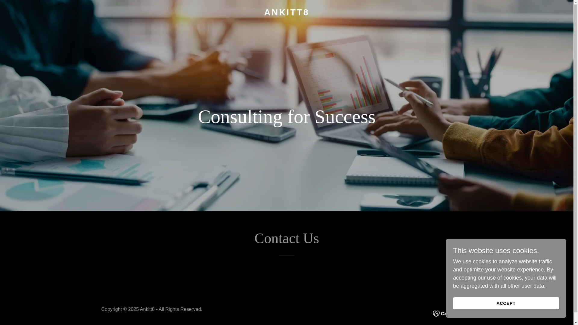 website screenshot of https://ankitt8.com/