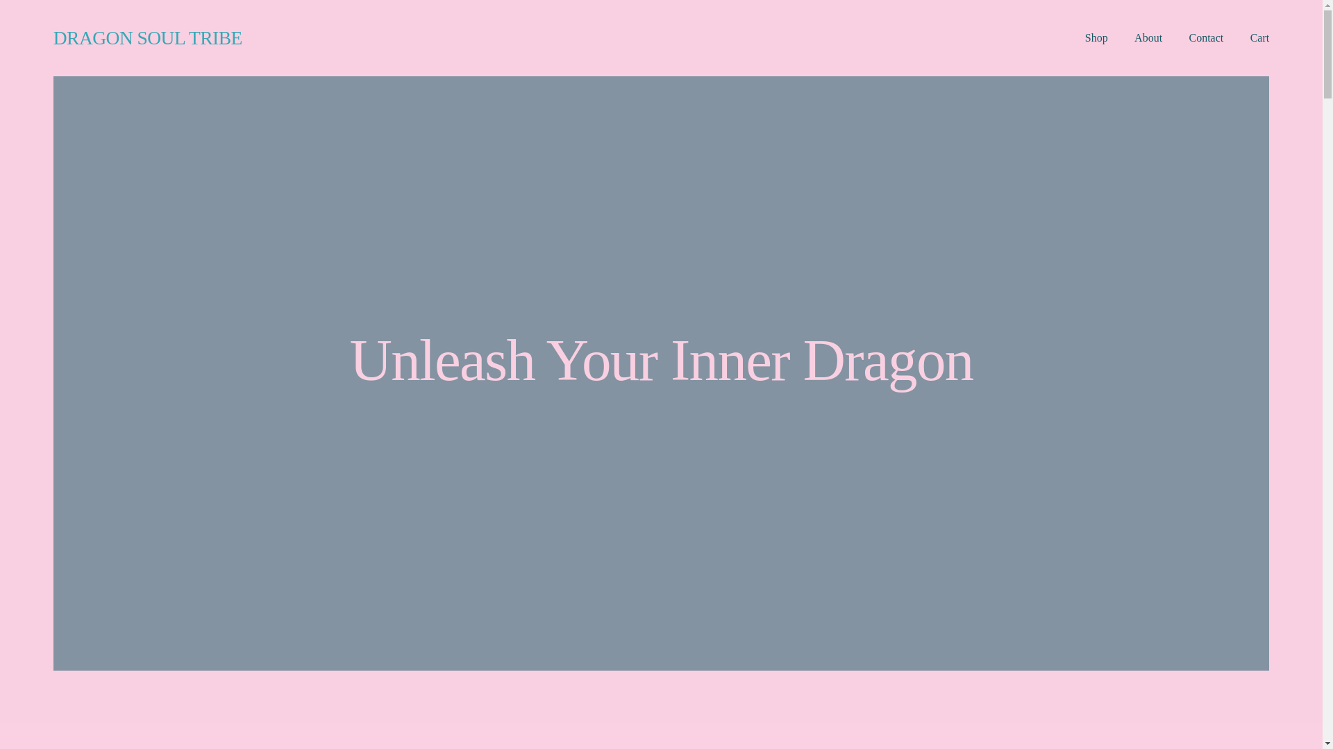 website screenshot of https://dragonsoulstribe.com/