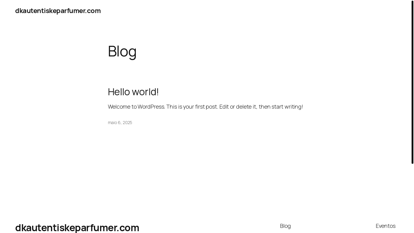 website screenshot of https://dkautentiskeparfumer.com/